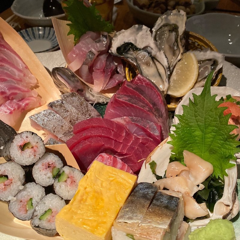 刺身盛り合わせ(新橋魚金 歌舞伎町 弐)