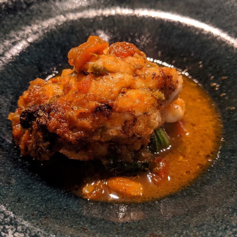 真鱈白子のムニエル(ete)