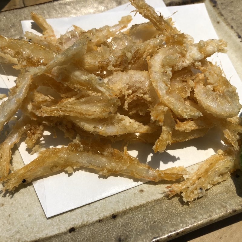 白エビの唐揚げ(あらさん )