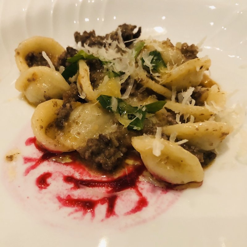 熟成牛のボロネーゼ　オレッキエッテ(la Brianza)