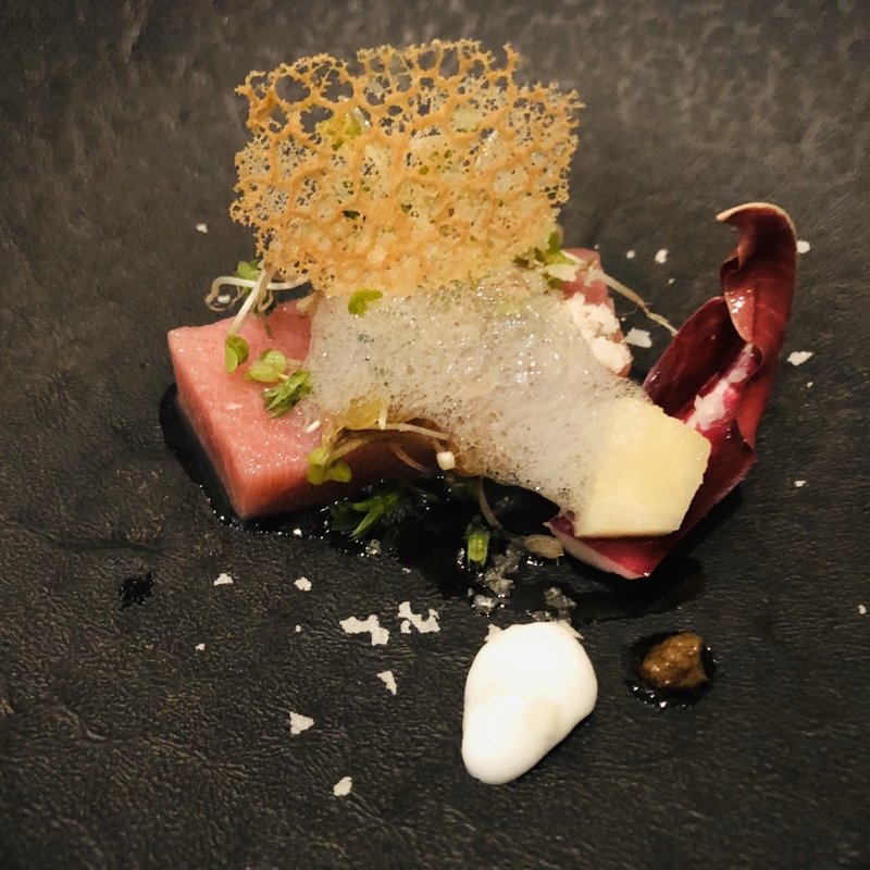 本マグロのカルパッチョ(la Brianza)