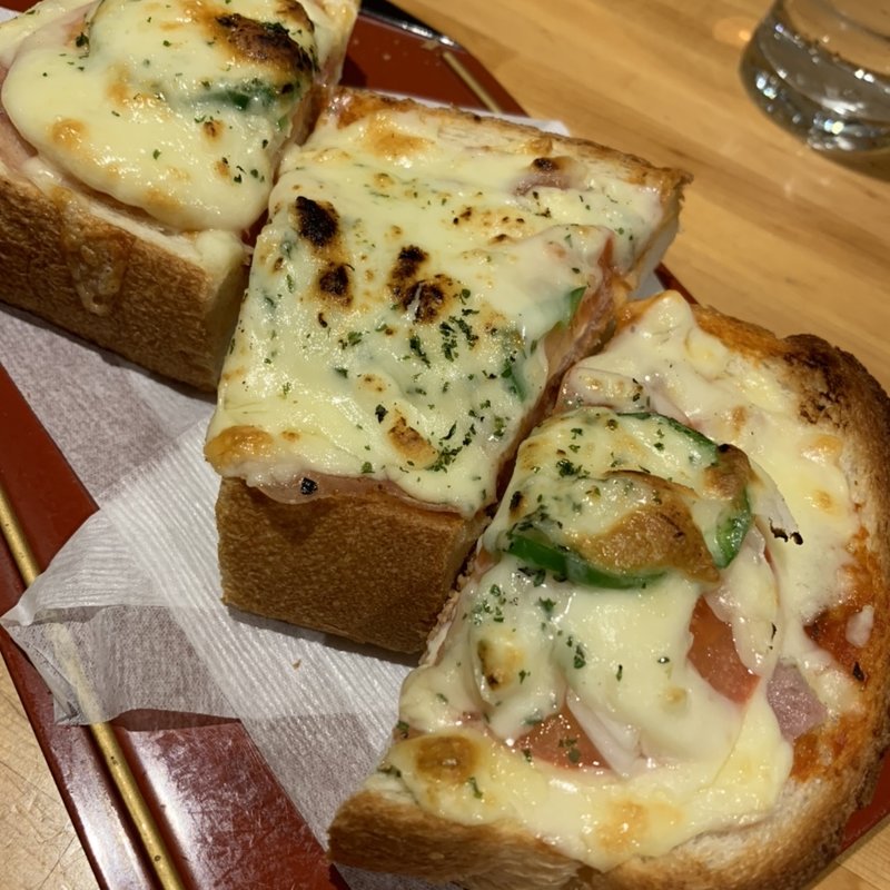 ピザトーストドリンクセット(藍花)