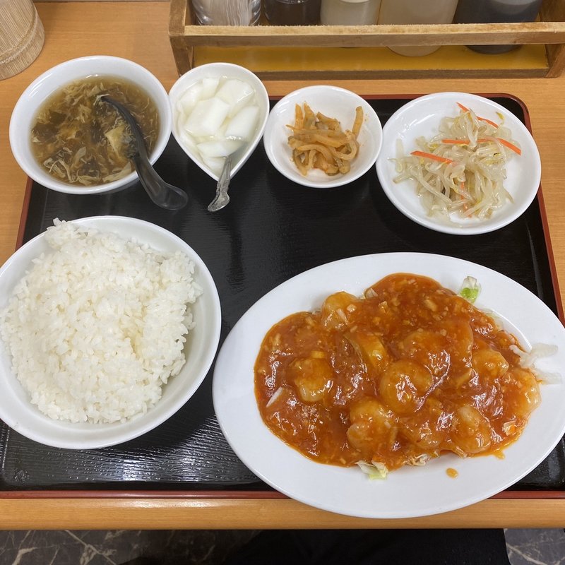 エビチリ定食(小福館 )
