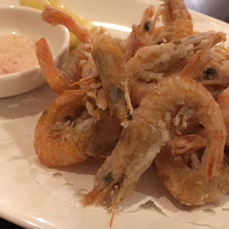 芝エビのフリット(イタリア料理 アンジェロ)
