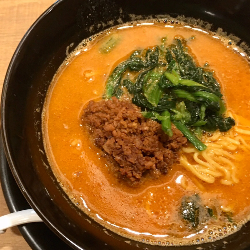 ピリ辛肉味噌担担麺(ガスト 札幌狸小路店)