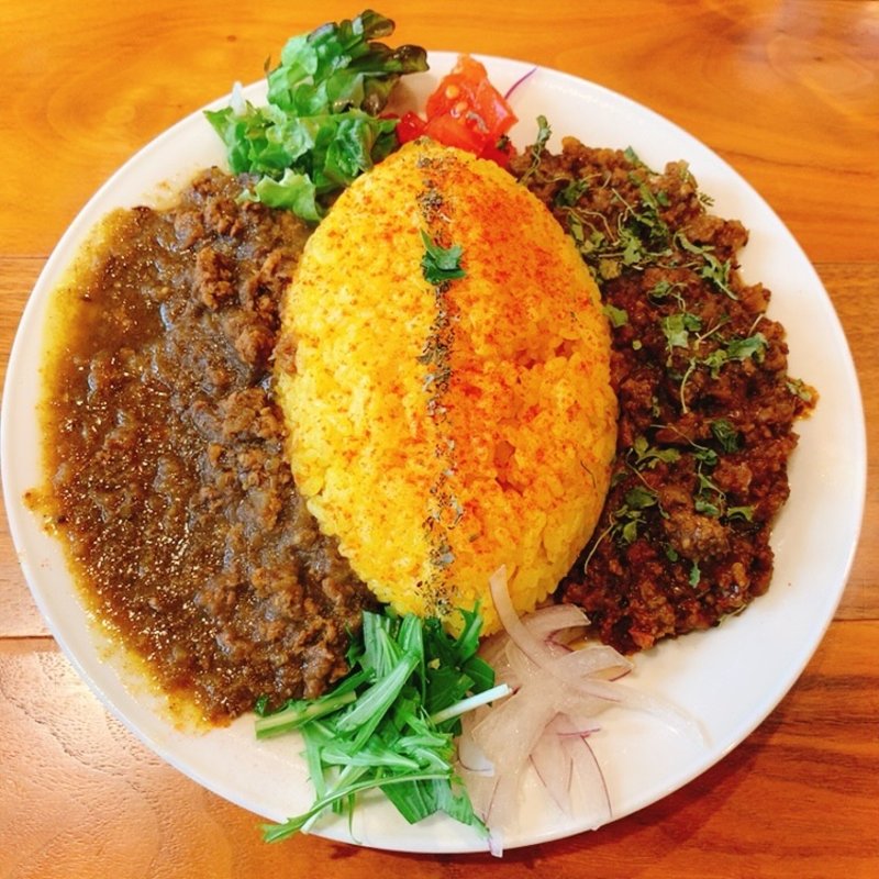 あいがけカリー(コバチ咖喱 )