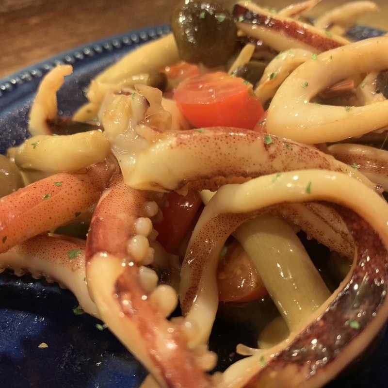 スルメイカのアンチョビバターソテー(五感赤羽 小皿イタリアン＆ワイン)