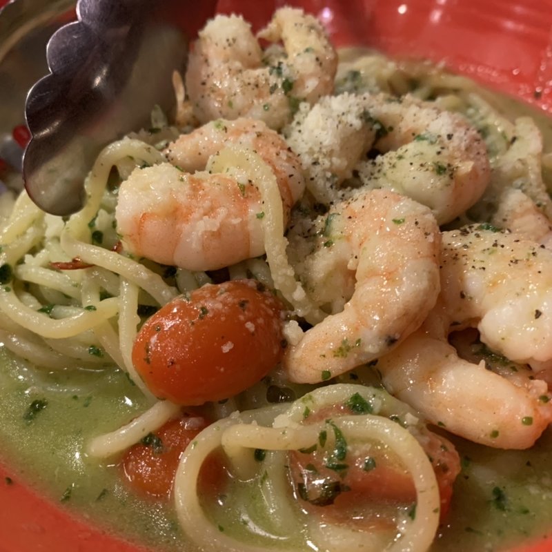 小海老のジェノベーゼ(五感赤羽 小皿イタリアン＆ワイン)