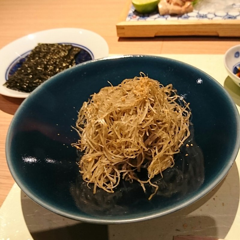 きんぴらごぼう(西麻布 和食 おぎ)