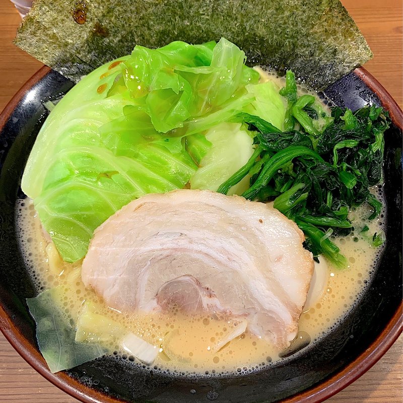 キャベツラーメン(横浜家系ラーメン 一刀家 赤坂本店)