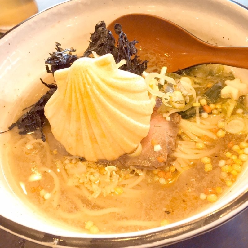 和牛とホタテラーメン(麺場voyage)