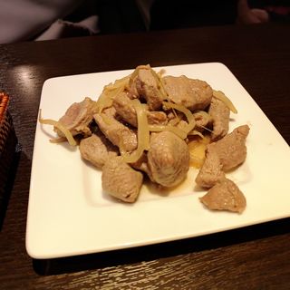 顎肉の野菜炒め(OLLO)