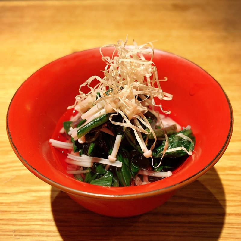 金時草とえのきお浸し(高太郎 （こうたろう）)