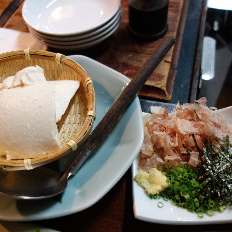 松尾豆腐のざる豆腐(あこめの浜)
