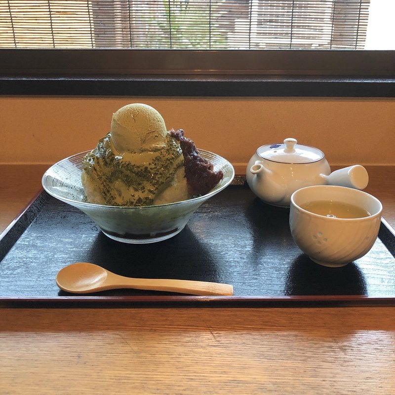 抹茶 かき氷(祇園きなな 本店 （ぎおんきなな）)