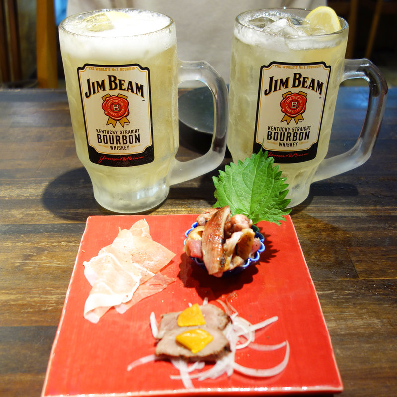 ミツの肉おつまみ三種盛り(ニク酒場 ミツ)