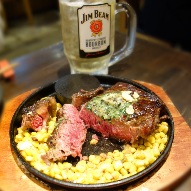 男前ステーキ(ニク酒場 ミツ)