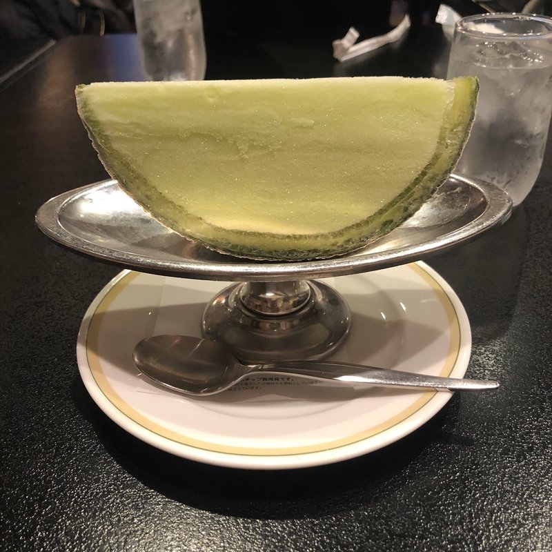 メロン シャーベット(丸福珈琲店 羽田空港店)