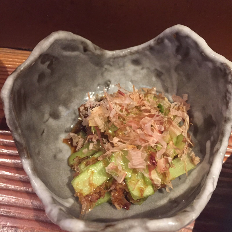 サボテンのポン酢和え(わしょく屋)