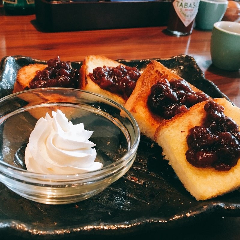 あんこ ソフト トースト(Watanabe  Coffee)