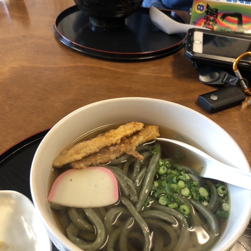 よもぎ　かけうどん(筑豊製麺組合 よもぎうどん)
