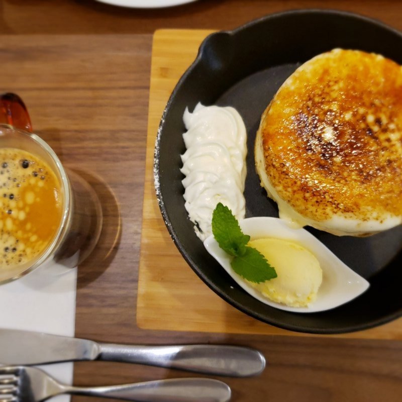 ブリュレパンケーキ(パンケーキ＆フレンチトースト専門店 Jolie Ange)