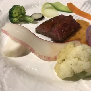 お子様コース　メイン肉料理(スポンタネ )