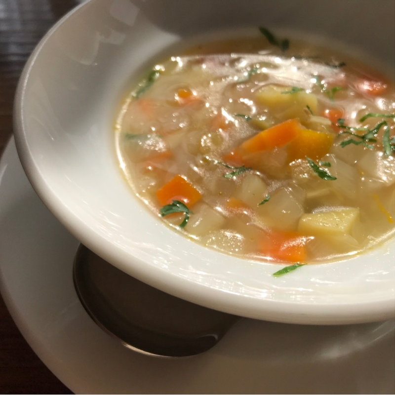 Aランチ　ランチスープ　ミネストローネ(クロベイ （kurobei）)