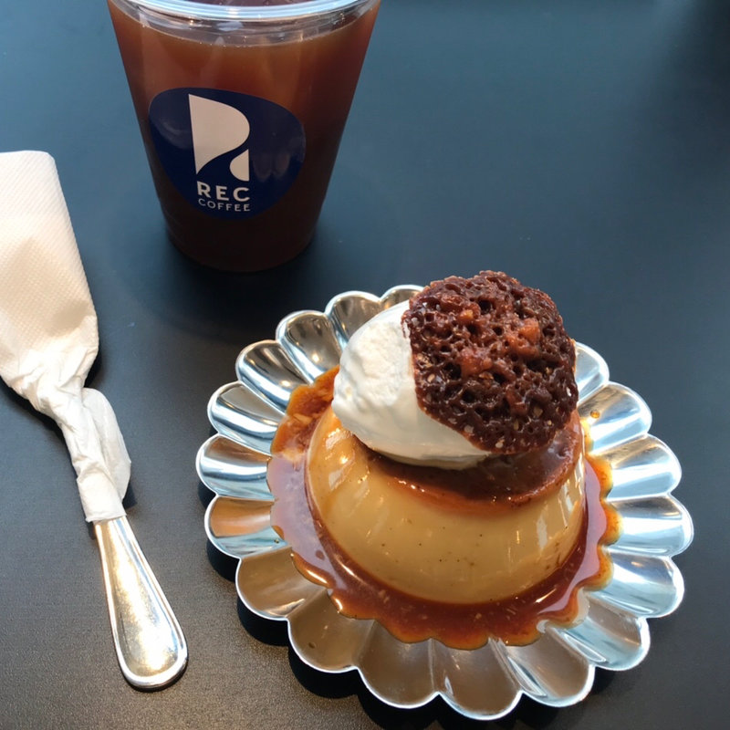 ベイクドプリン(REC COFFEE  meets RETHINK CAFE)