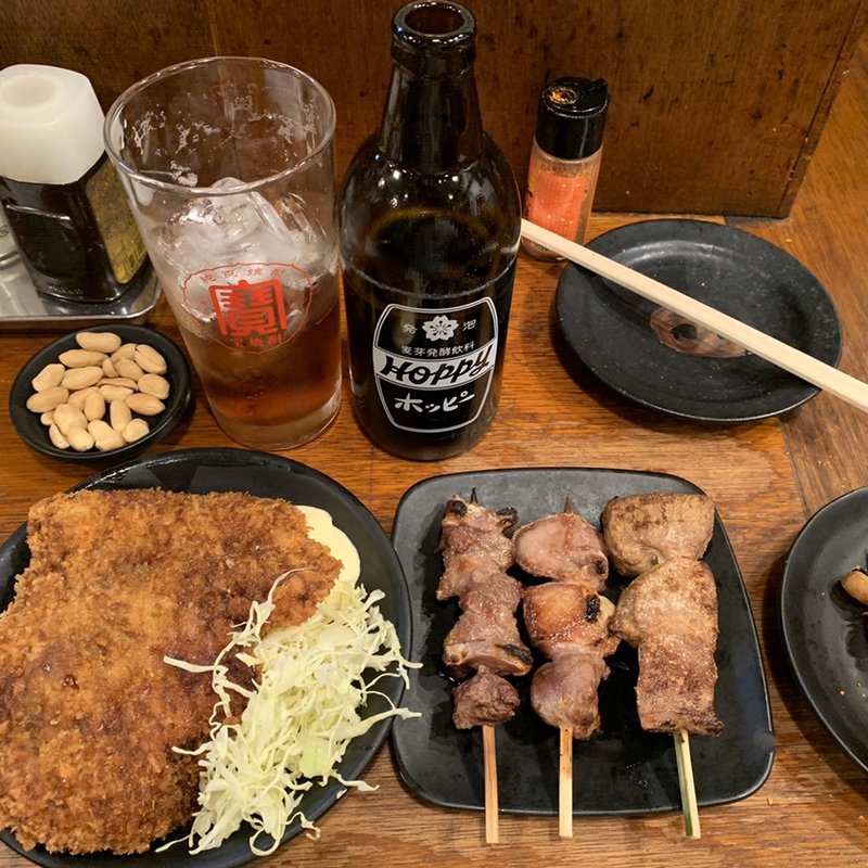 レバカツ&やきとん&ホッピー黒(もつ焼き ばん 五反田店)