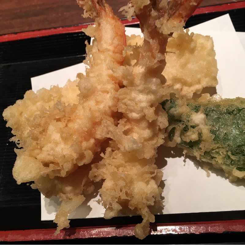 上天ぷら定食(つな八 ウィング高輪店)