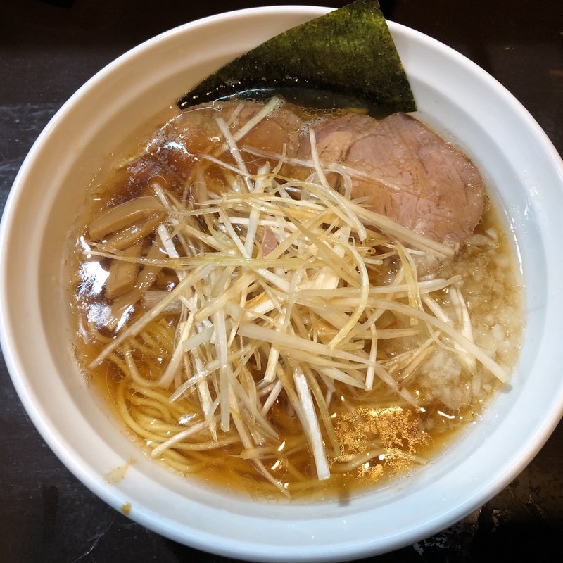 ネギラーメン(中華そば 弥栄)