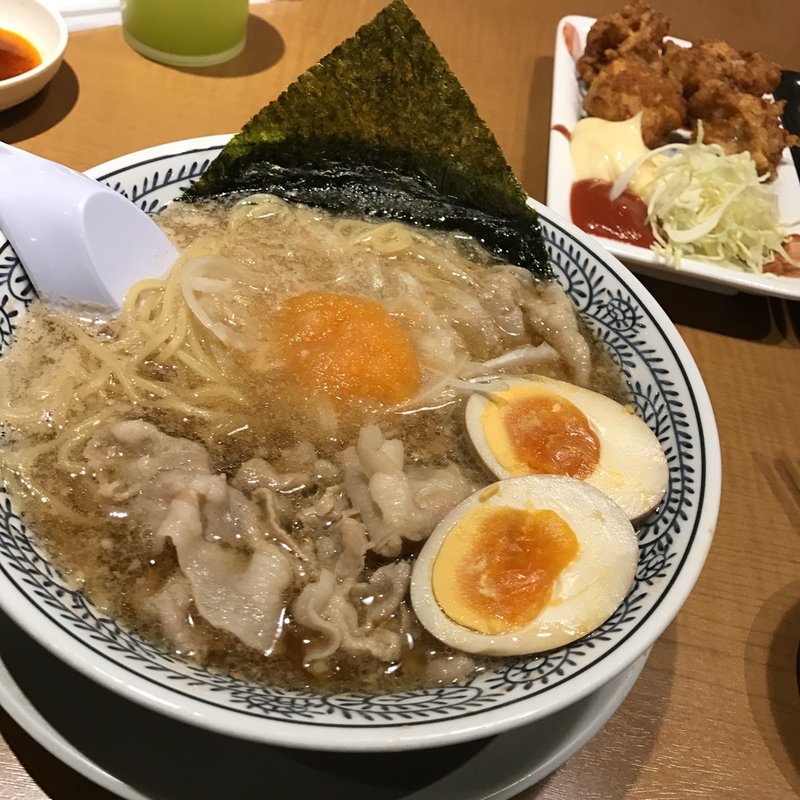 半熟煮玉子入り しょうゆ(丸源ラーメン 枚方店)