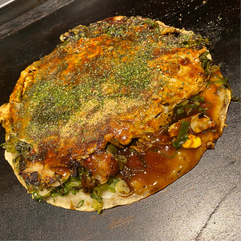 ネギ焼き(お好み焼・鉄板焼 よっちゃん)