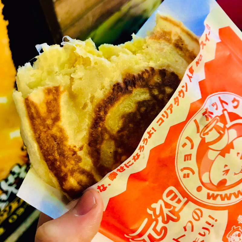 サツマイモモッツァホットク(ジョンノホットク 1号店 )