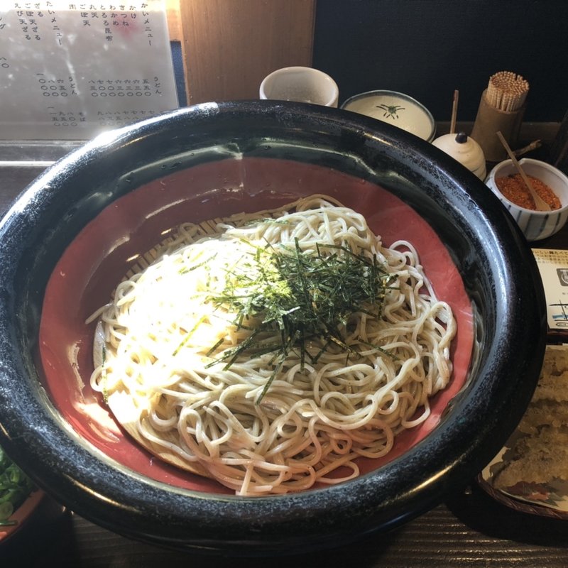 ごぼう天ざる蕎麦(春月庵)