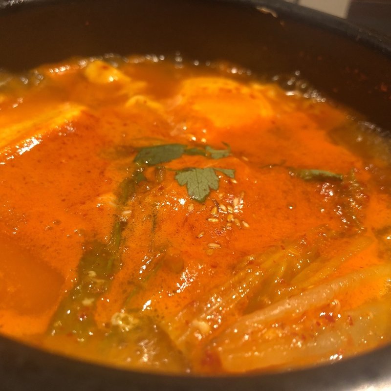  スンドゥブチゲセット(焼肉チャンピオン 池袋東武店)