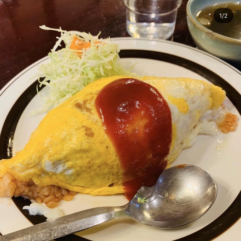 オムライス（スープ付き）(あづま家)