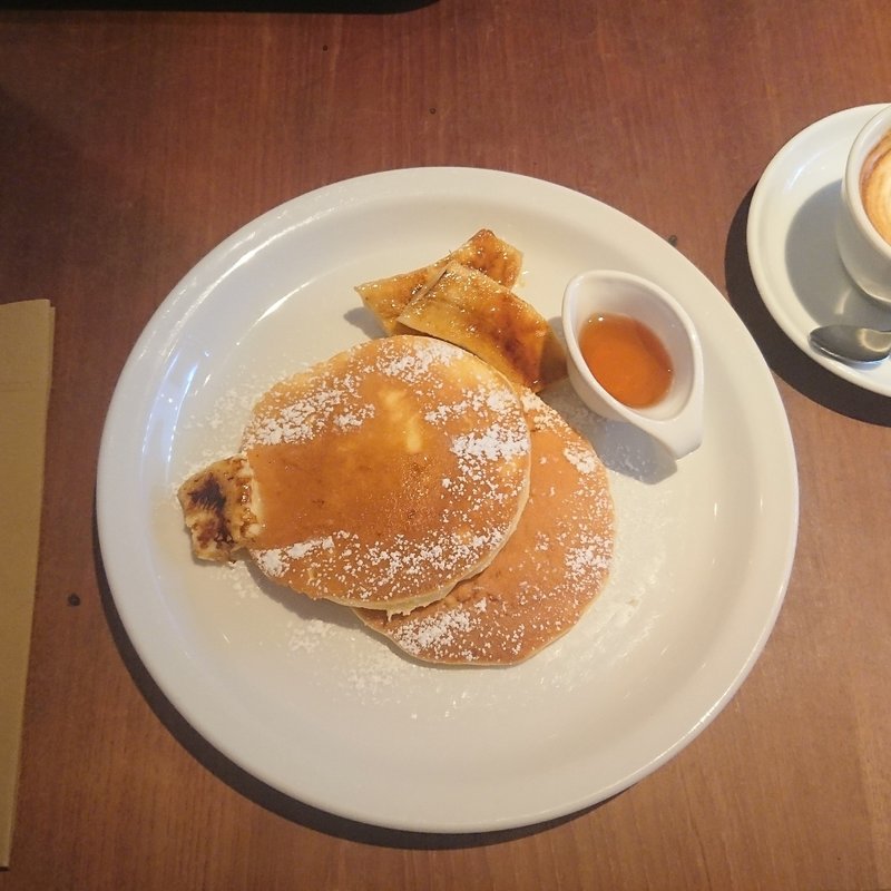 リコッタチーズパンケーキセット(Paul Bassett 新宿)