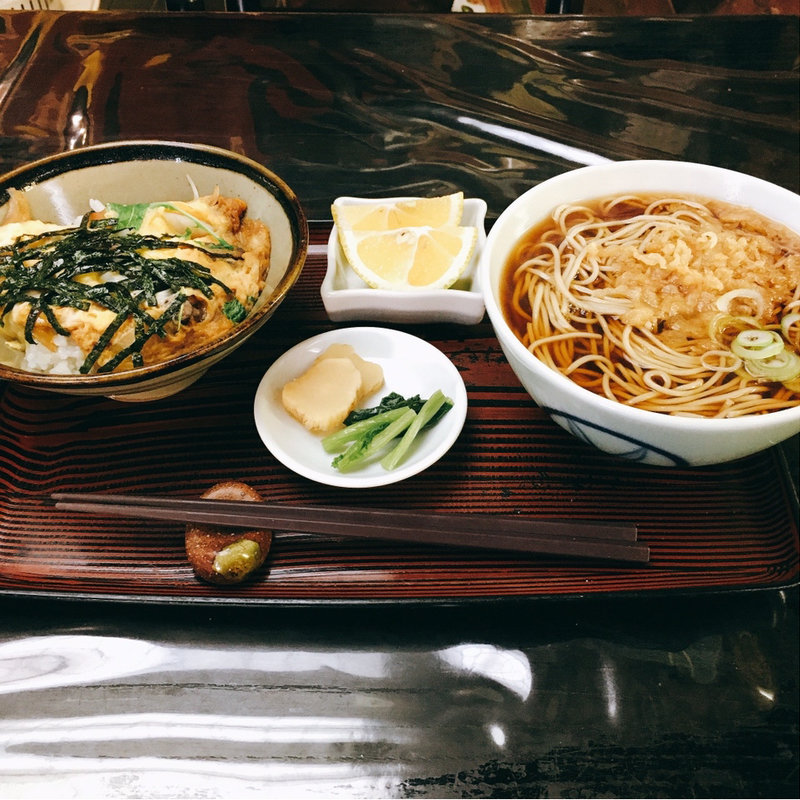 親子丼セット(丸口屋)