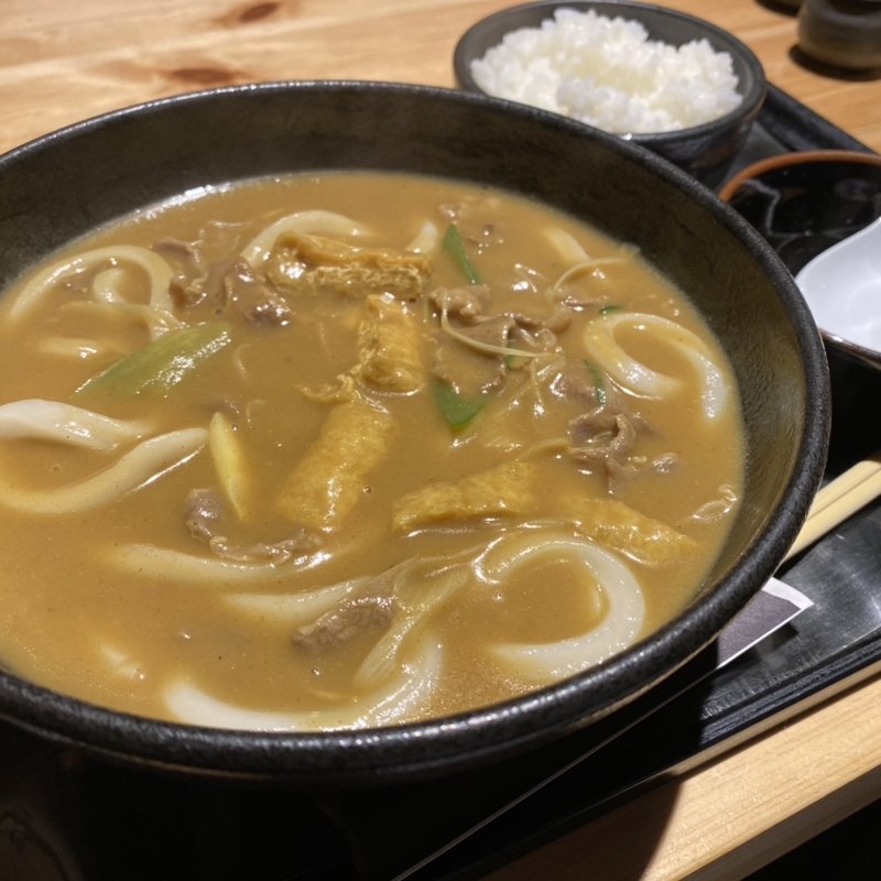 カレーうどん+白飯(千 （せん）)