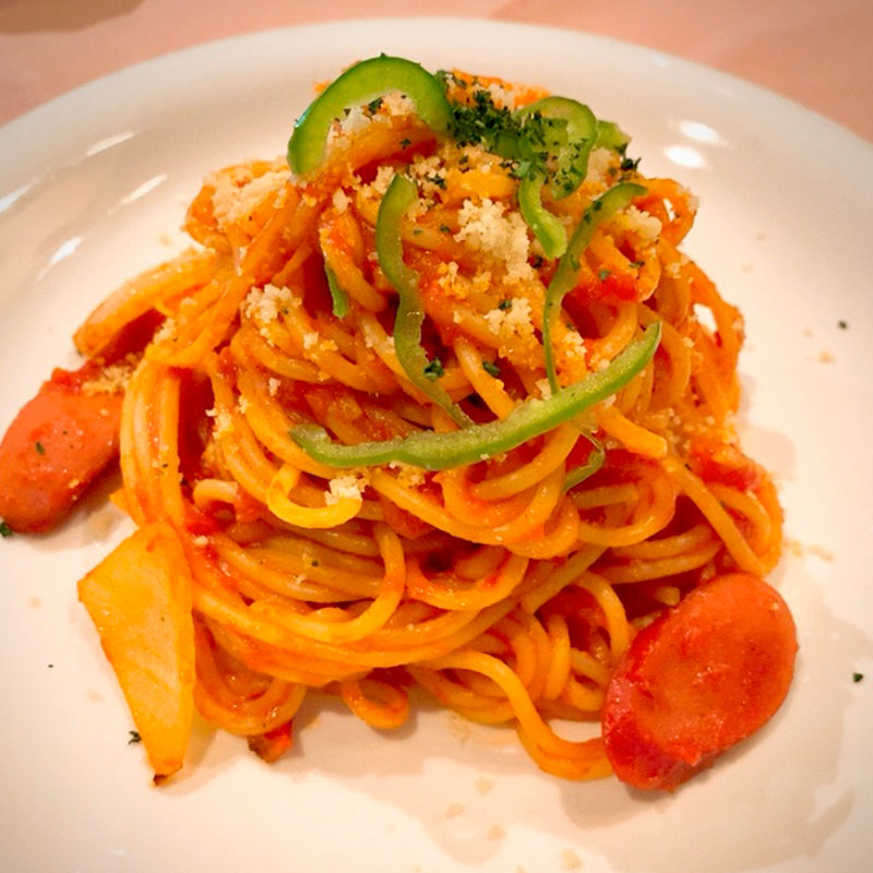 スパゲッティナポリタン(自家焙煎珈琲 濱田屋)