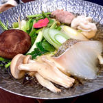 鱈と芹鍋(ホテルニュー水戸屋 )