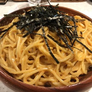 タラコとウニのスパゲッティ(ハシヤ)