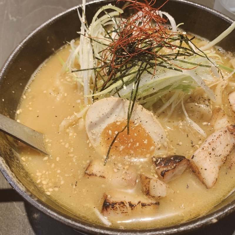 ツナコツ極太味噌ラーメン(YUJI Ramen TOKYO)