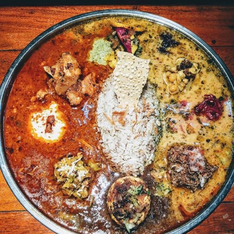 バンバンプレート　フルトッピング(カレー屋バンバン )