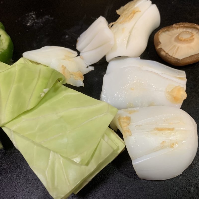 イカ塩焼き(お好み焼 美舟)