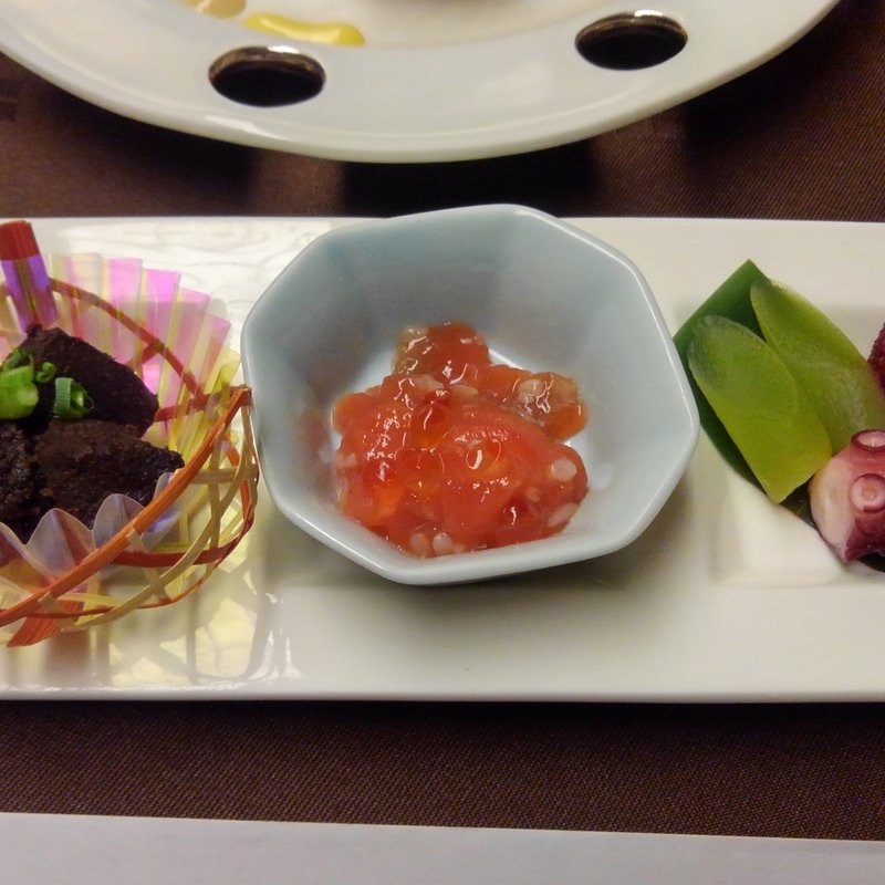 先付け(鷹泉閣 岩松旅館 （ようせんかく いわまつりょかん）)