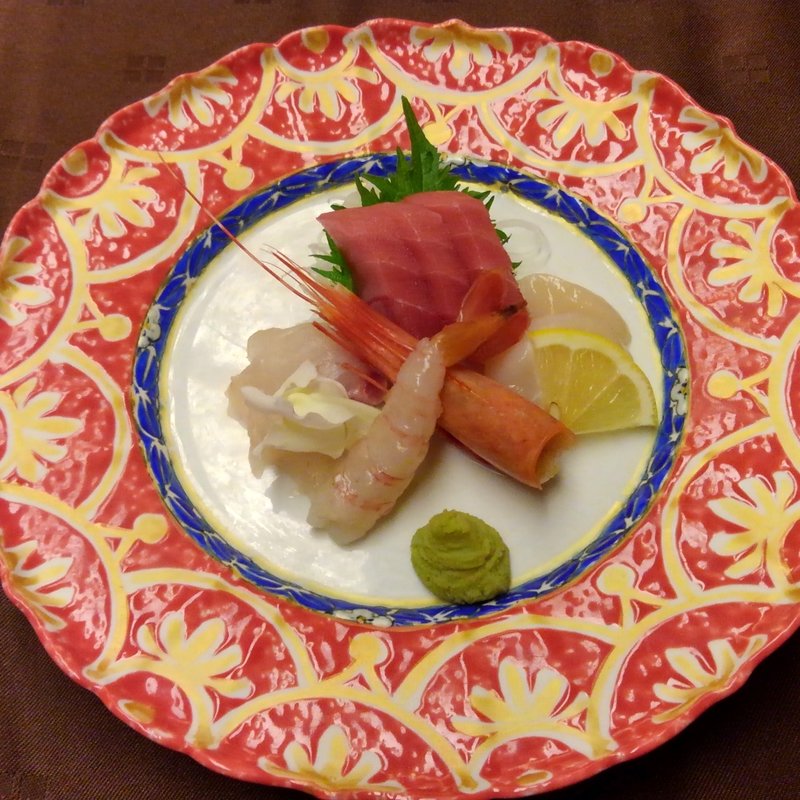 お造り(鷹泉閣 岩松旅館 （ようせんかく いわまつりょかん）)