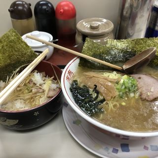 ラーメン＋辛ネギ丼(ラーメンショップ 希望ヶ丘店)